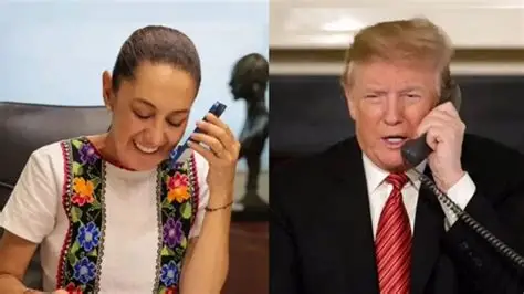 Claudia Sheinbaum  y Donald Trump
