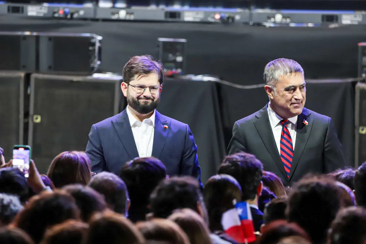 Presidente Boric y Mario Desobordes Fotógrafo Cristian Daniel González Henríquez para The Times en Español