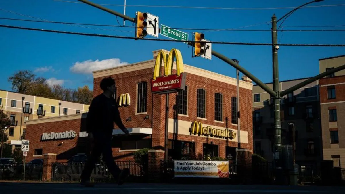 Caída ventas McDonald’s EE.UU.: solo 0,8% en 2T 2026