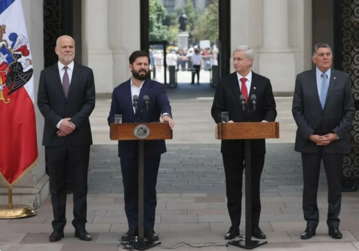 Presidente Boric y José Antonio Kast