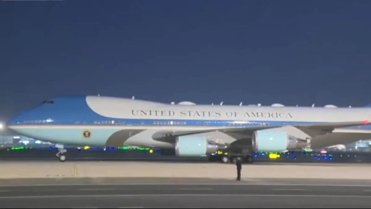 Trump aterriza en Pekín: Visita de Estado con Xi Jinping