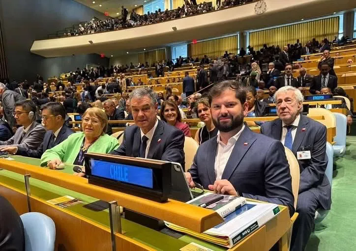Presidente Boric en la ONU 2025 Cedida