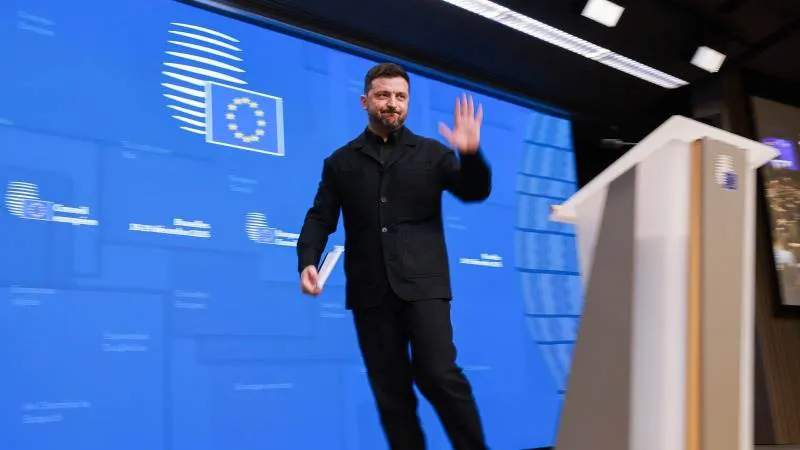 El presidente ucraniano, Volodymyr Zelensky EPA / OLI VIER HOSLET