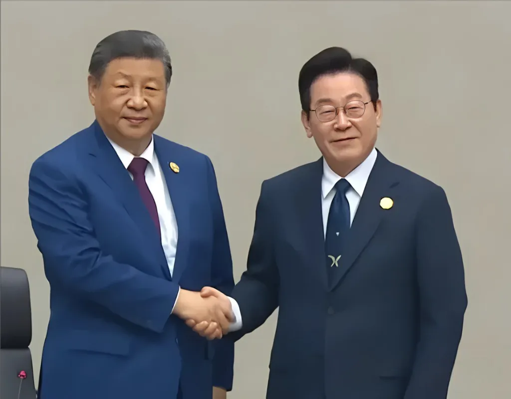 Xi Jinping y Lee Jae-myung The Times en Español