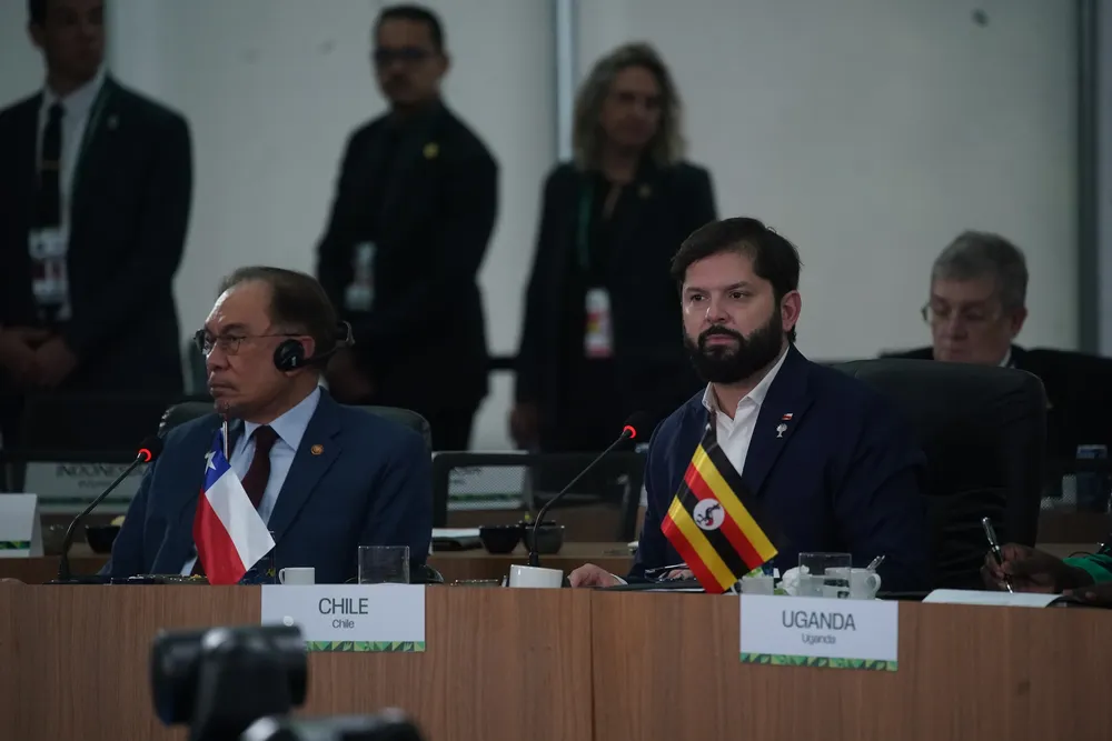 Presidente Boric Participando en la Cumbre de los Bricsc Agencia Xinhua