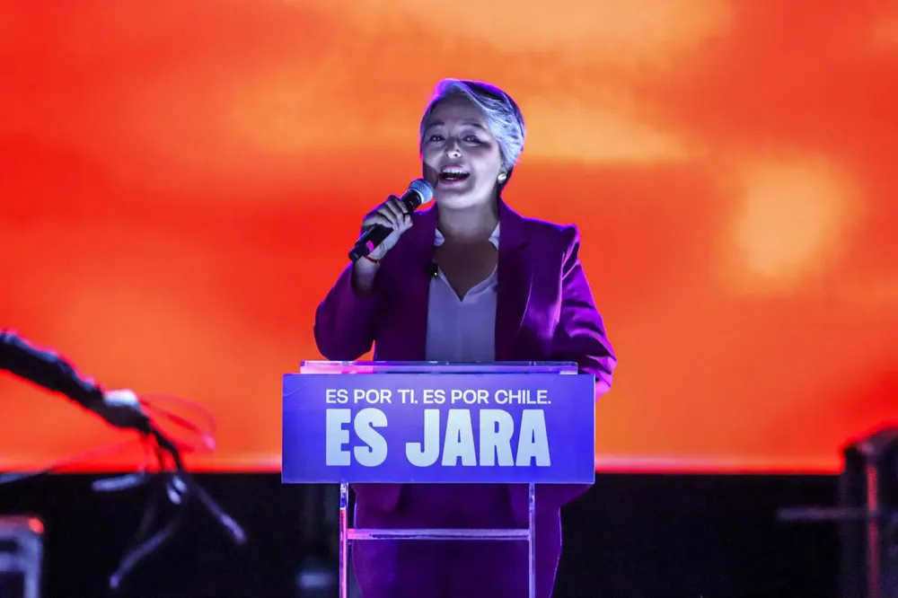 Cierre Campaña Jeannette Jara Fotógrafo Cristian Daniel González Henríquez para The Times en Español