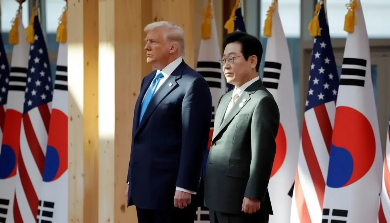 Lee Jae-myung y  Donald Trump The Times en Español