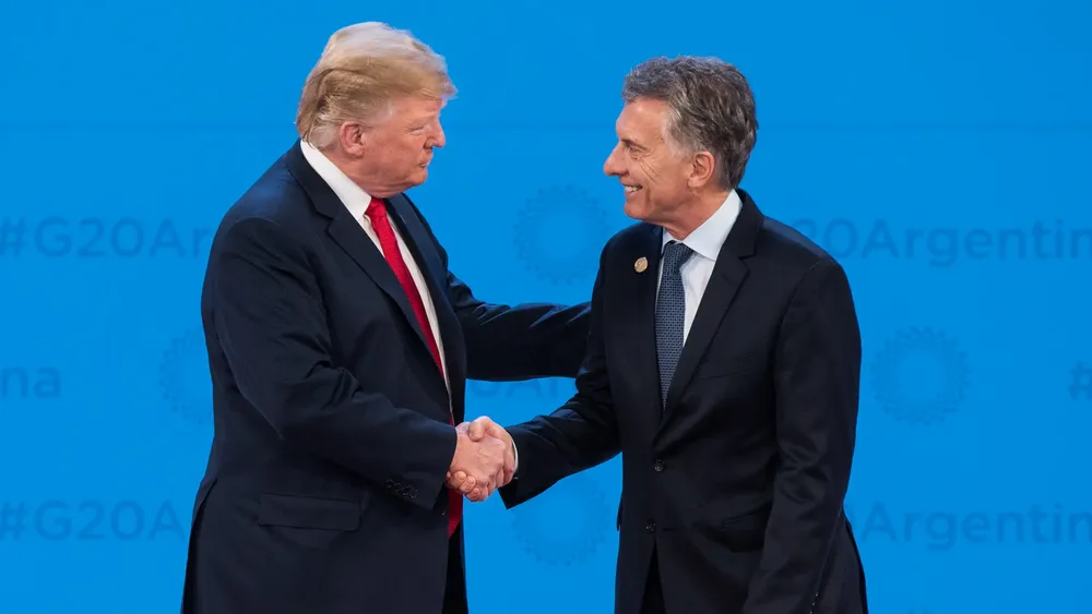 Donald Trump  y  Mauricio Macri  G20 📷 Foto: Manuel Cortina