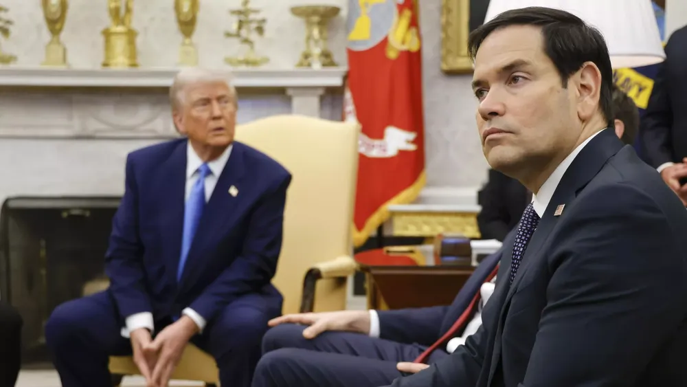  Marco Rubio  Con Donald Trump Photo Ludovic Marin  Sputnik