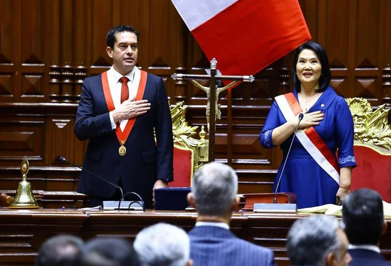 Keiko Fujimori Presidenta Perú   / Xinhua/Congreso de Perú
