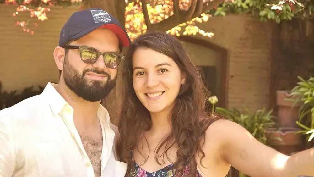 Gabriel Boric y Paula  Carrasco