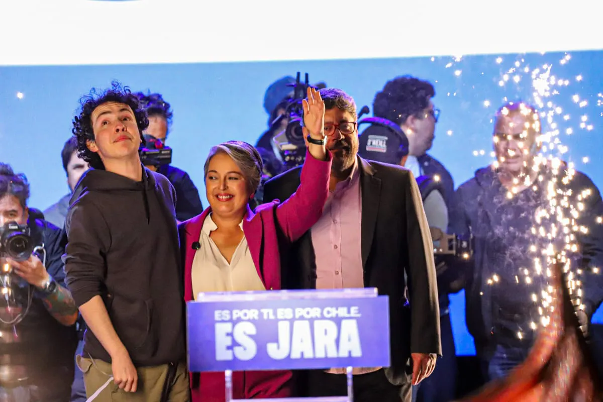 Cierre Campaña Jeannette Jara Fotógrafo Cristian Daniel González Henríquez para The Times en Español