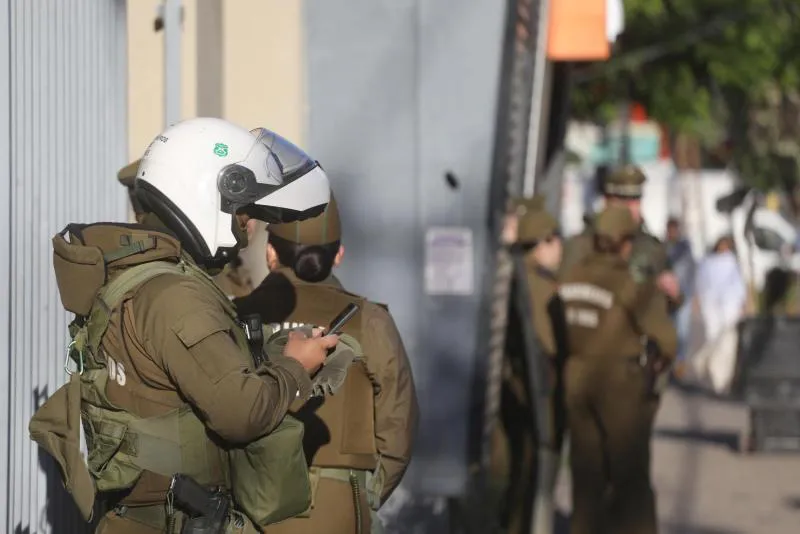 Carabineros de Chile 📷 Agencia Uno