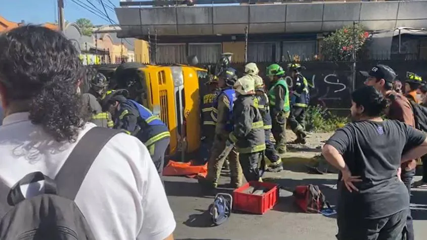 Accidente en Recoleta Cedida