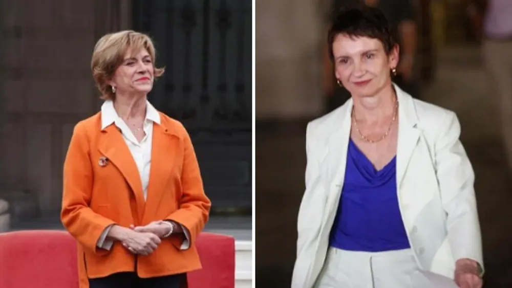 Evelyn Matthei - Carolina Tohá 📷 Agencia Uno