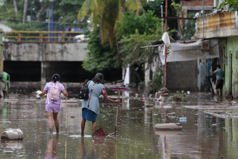 México tras intensas lluvias Francisco Canedo/Xinhua