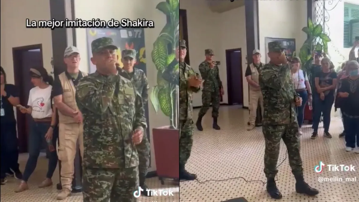 Un Militar Colombiano Sorprende al Cantar "Waka Waka" como Shakira