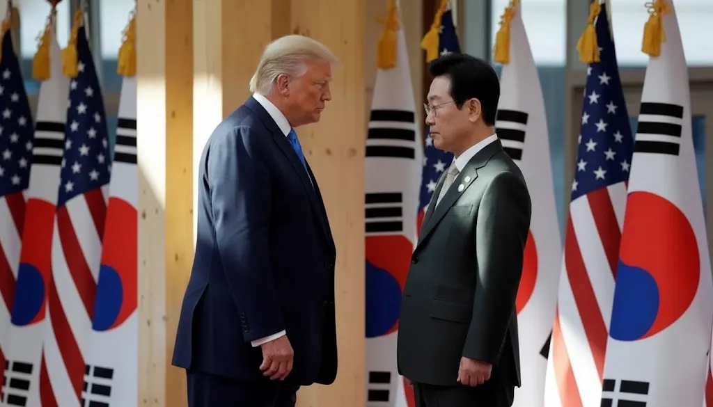 Lee Jae-myung y Donald Trump The Times en Español