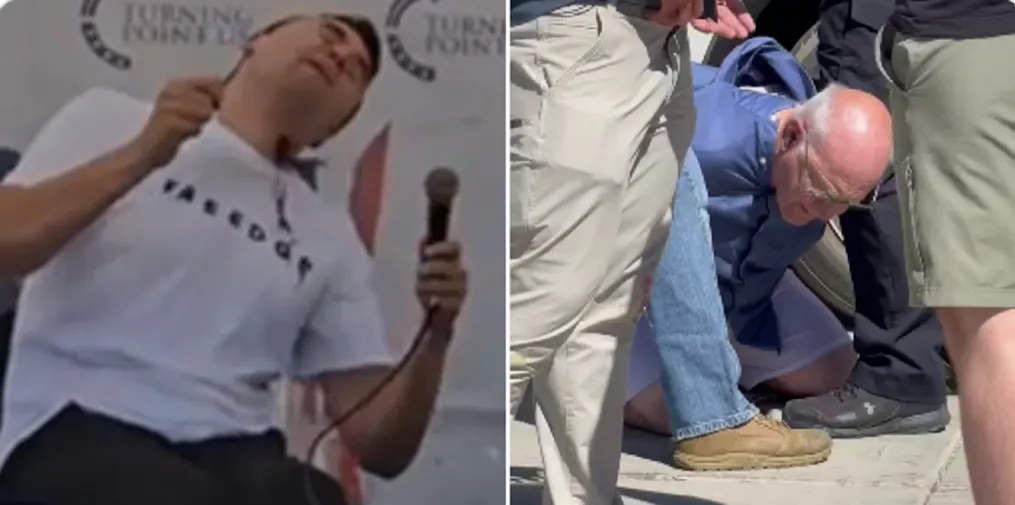 Asesinan a Charlie Kirk aliado de Trump, Captura de pantallas